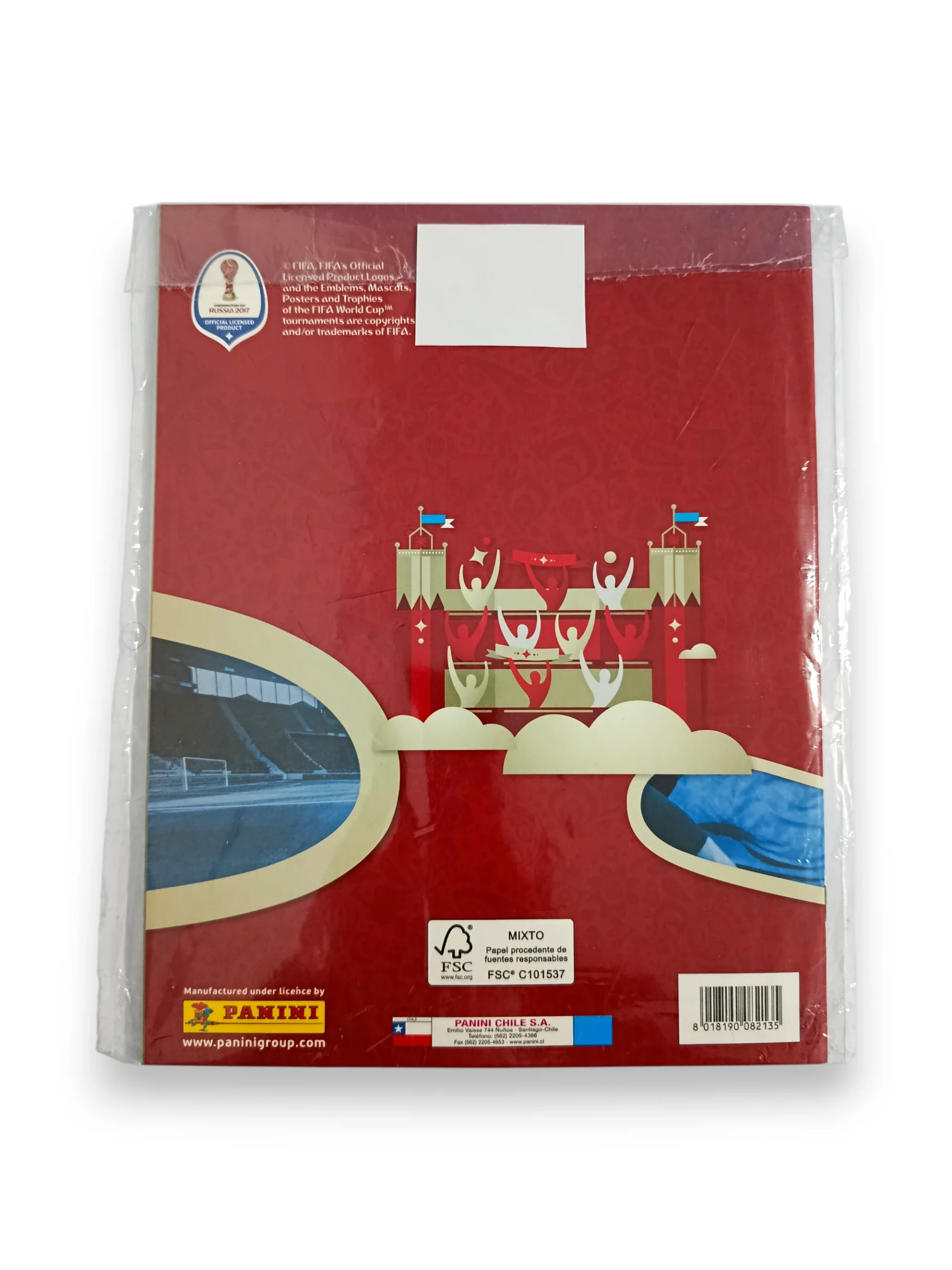 Álbum Panini Copa Confederaciones Rusia 2017 + 20 láminas a pegar - Imagen 2