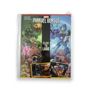 Álbum Panini Marvel Versus + 10 Láminas + 2 Cartas Coleccionables